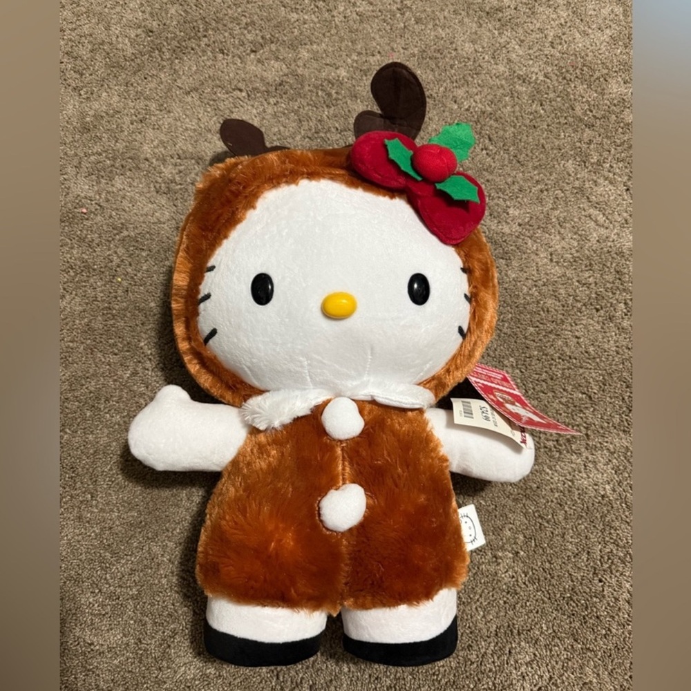 Hello Kitty Plush Reindeer